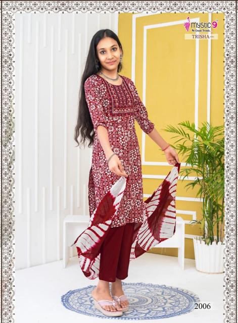 Mystic9 trisha (kids) vol 2 wholesale kurti vendors